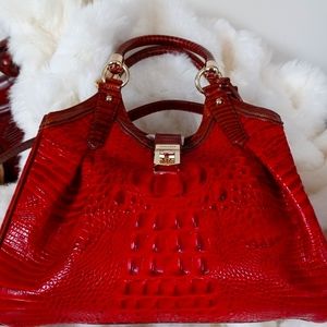 NWT And Dust Bag Brahmin Chutney Purse With Key Chain